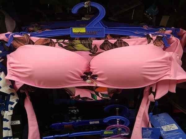 купальник топ розовый светлый магазин